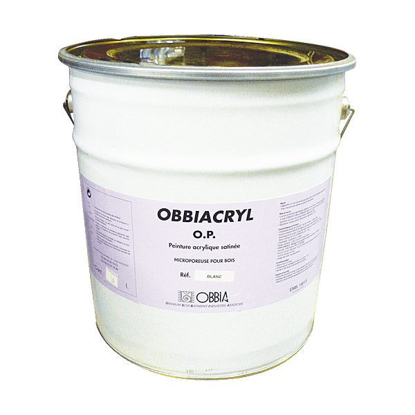 Peinture de finition acrylique microporeuse Obbiacryl OP photo du produit visuel_1 2XL