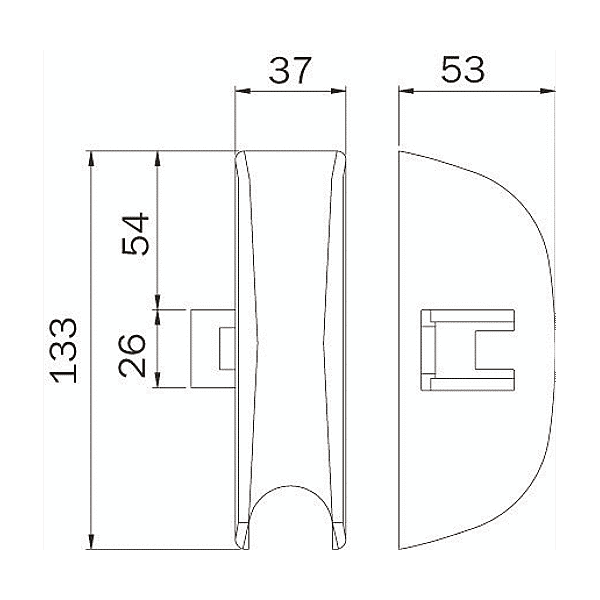 Pêne latéral pour serrure anti-panique Idea photo du produit visuel_1 2XL