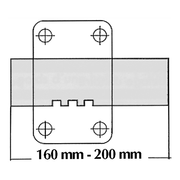 Pêne pour verrou V136 photo du produit visuel_1 2XL