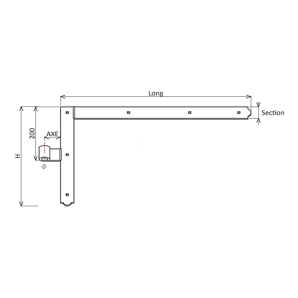 Penture à équerre 31B56 photo du produit visuel_1 2XL