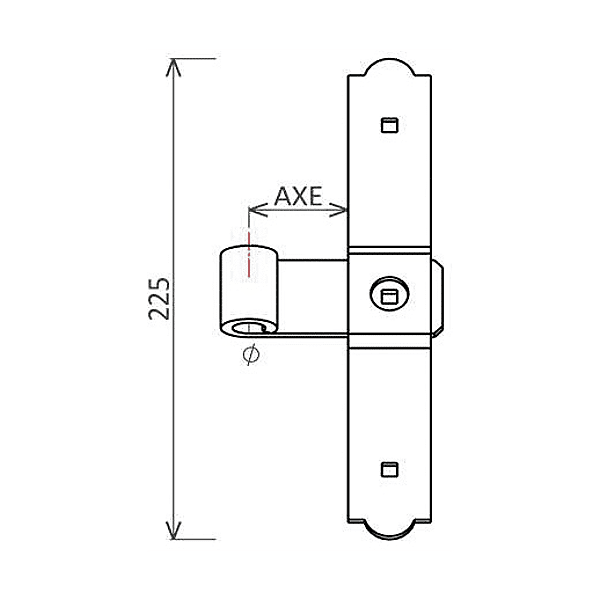 Penture de milieu festonnée photo du produit visuel_1 2XL