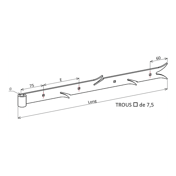Penture droite 10D photo du produit visuel_1 2XL