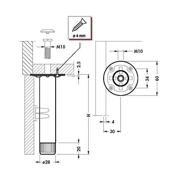 Pied de cuisine photo du produit visuel_1 2XL