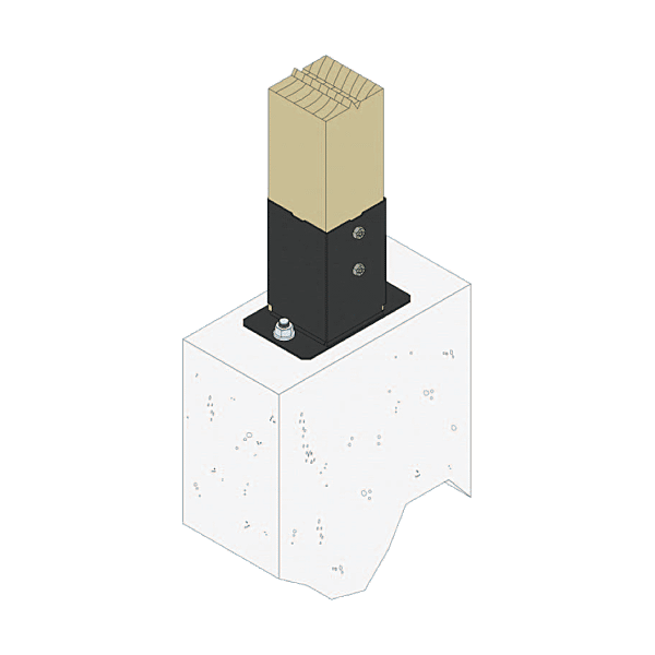 Pied de poteau pour muret PPJBM.PB photo du produit visuel_1 2XL