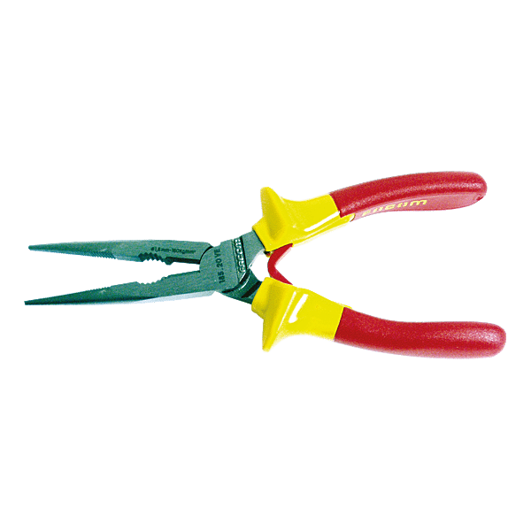 Pince à bec demi-rond long droite isolée 1000 V 185A.20VE photo du produit visuel_1 2XL