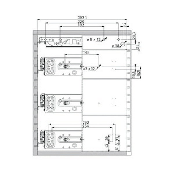 Plan d'installation pour caisson photo du produit visuel_1 2XL