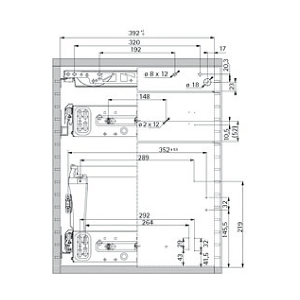Plan d'installation pour caisson photo du produit visuel_1 2XL