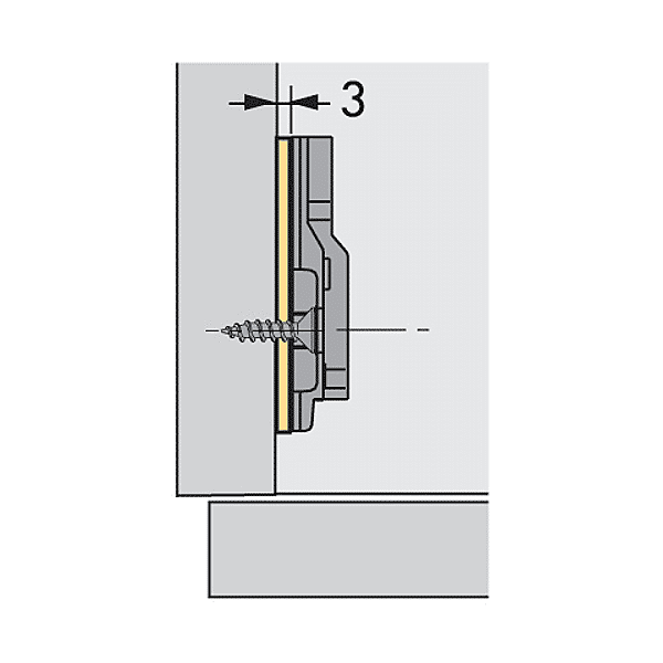 Plaque d'écartement photo du produit visuel_1 2XL