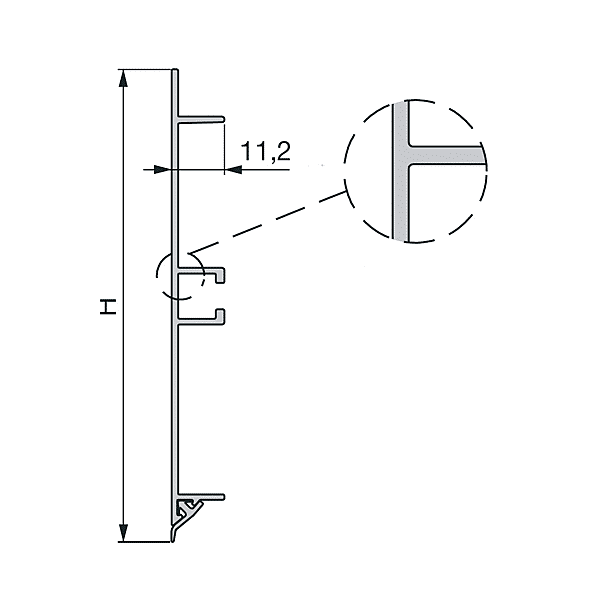 Plinthe aluminium 804 photo du produit visuel_1 2XL