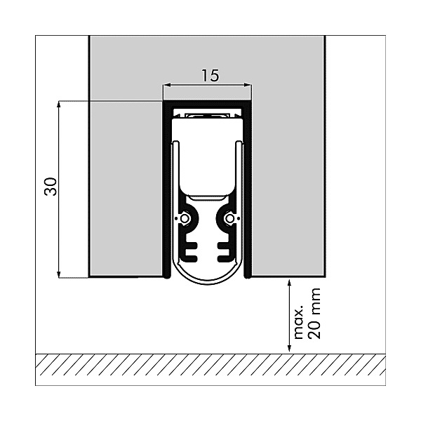 Plinthe bas de porte Ellen Soundproof photo du produit visuel_1 2XL