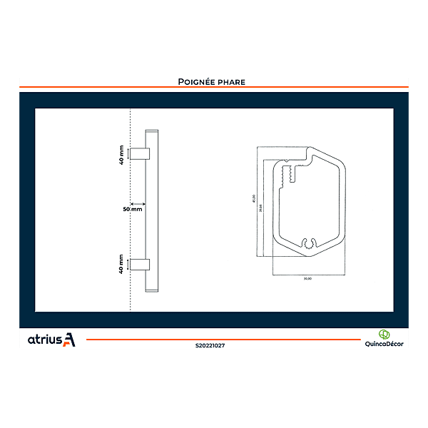 Poignée bâton de maréchal Phare photo du produit visuel_1 2XL