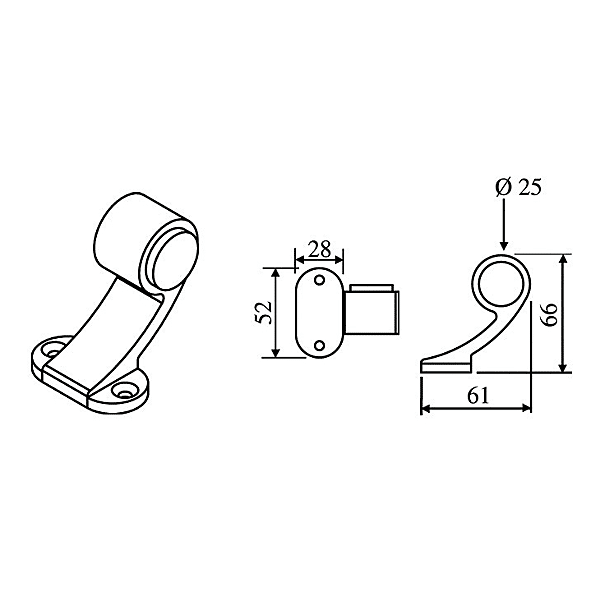 Poignée bâton de maréchal renvoyée 502 photo du produit visuel_1 2XL