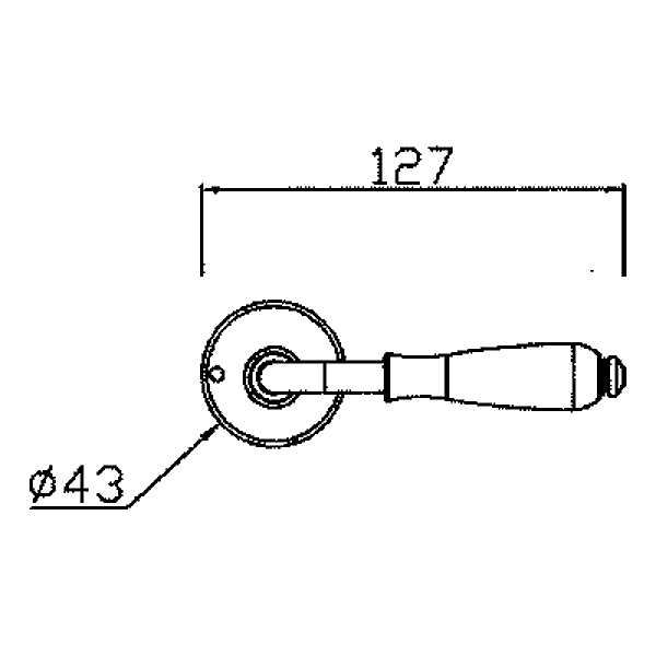 Poignée de fenêtre Paris photo du produit visuel_1 2XL