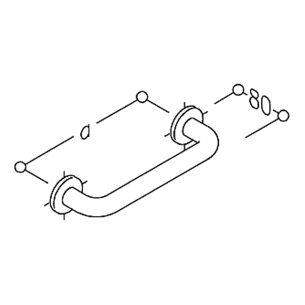 Poignée de maintien lisse continue photo du produit visuel_1 2XL