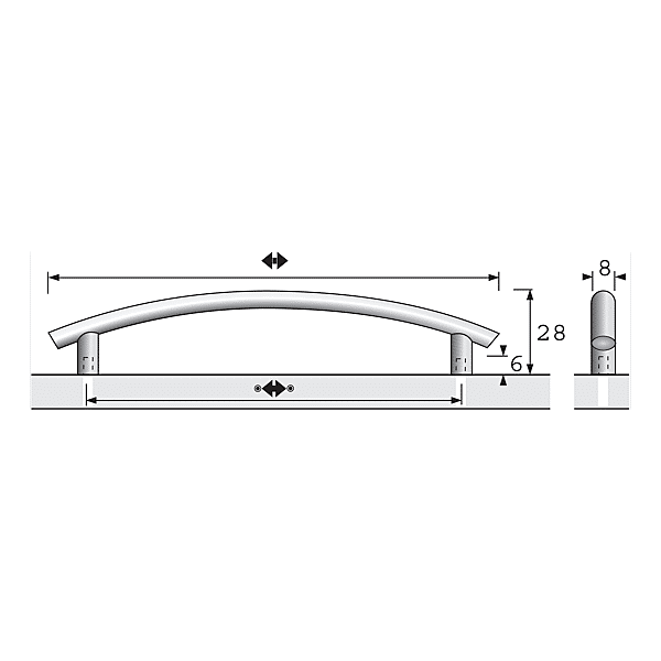 Poignée fil de meuble Bathia photo du produit visuel_1 2XL