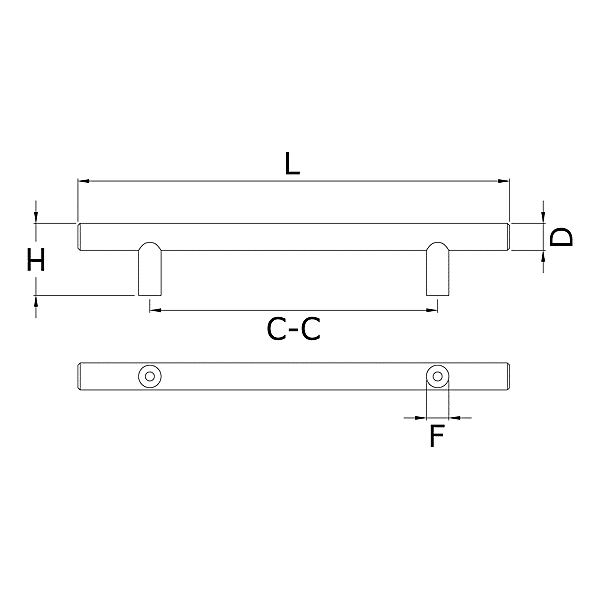 Poignée fil de meuble DM003.IN photo du produit visuel_1 2XL