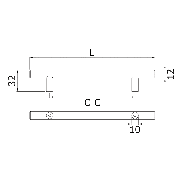 Poignée fil de meuble DM003.IN photo du produit visuel_1 2XL