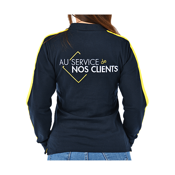 Polo femme manches longues Trenois Decamps photo du produit visuel_1 2XL