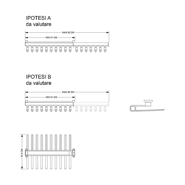 Porte pantalon coulissant photo du produit visuel_1 2XL