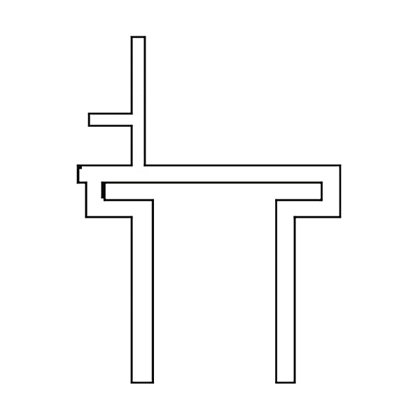 Profil pour grille à assembler 414 photo du produit visuel_1 2XL