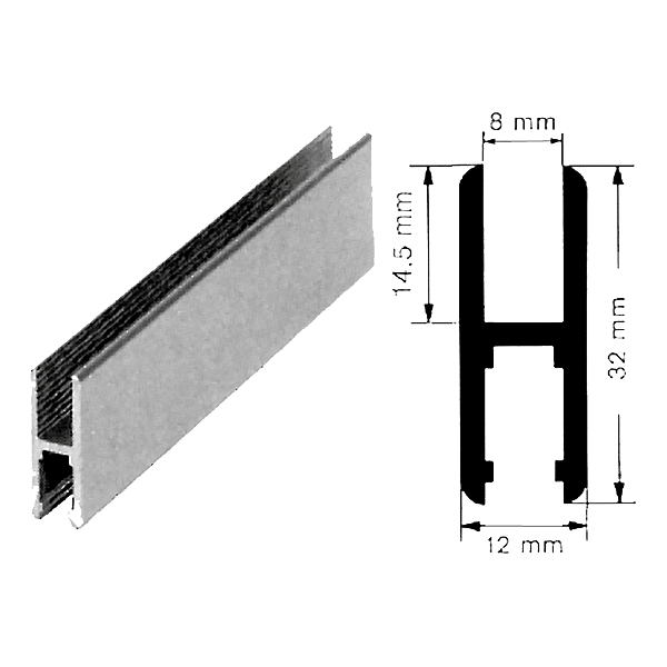 Profil pour vitre photo du produit visuel_1 2XL