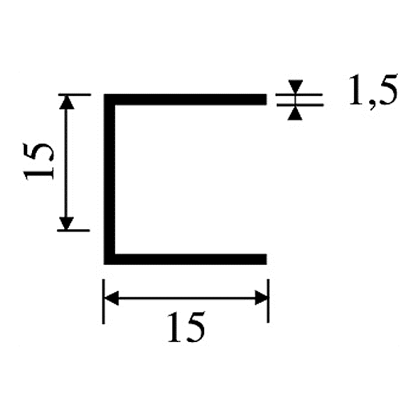 Profil U 41-0102 photo du produit visuel_1 2XL
