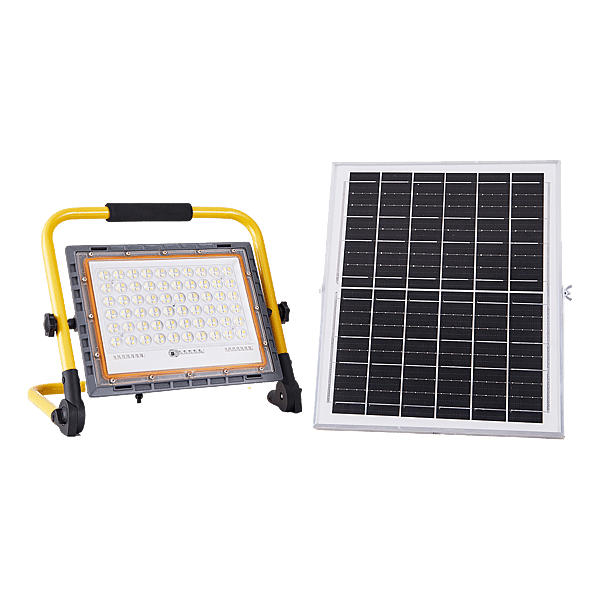 Projecteur de chantier LED panneau solaire photo du produit visuel_1 2XL