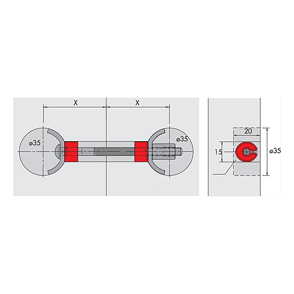 Raccord de plan de travail AVB5 photo du produit visuel_1 2XL