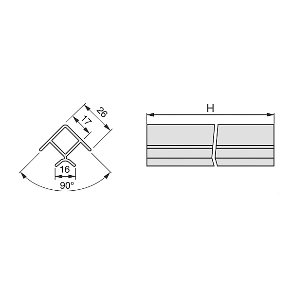 Raccord de plinthe angle de 90° photo du produit visuel_1 2XL