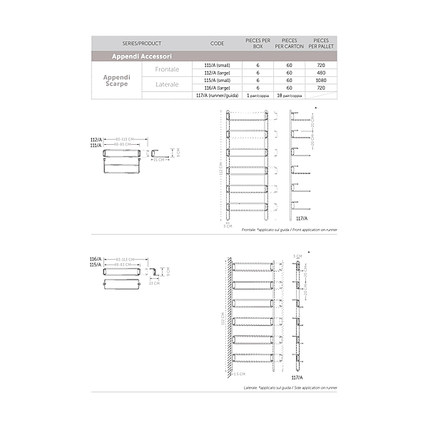 Range-chaussure à montage frontal photo du produit visuel_1 2XL
