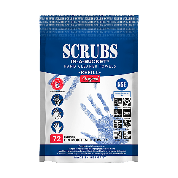 Recharge de lingettes nettoyantes pour les mains photo du produit visuel_1 2XL