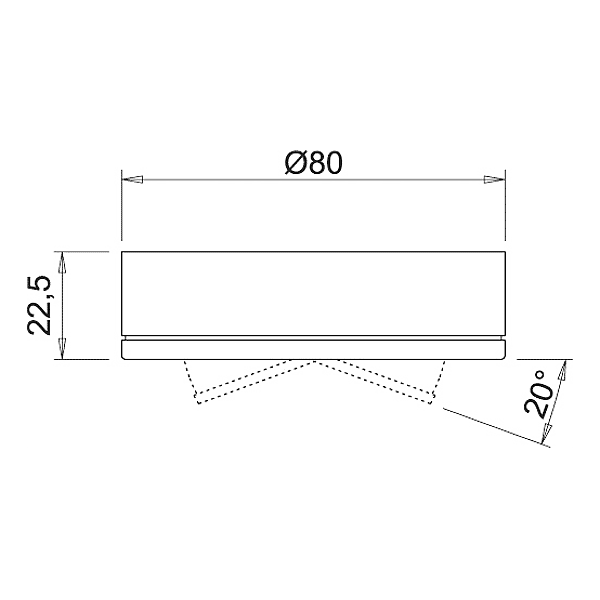 Réhausse pour spot Orbit photo du produit visuel_1 2XL