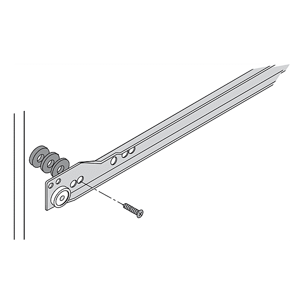 Rondelle d’écartement pour coulisse à galet photo du produit visuel_1 2XL