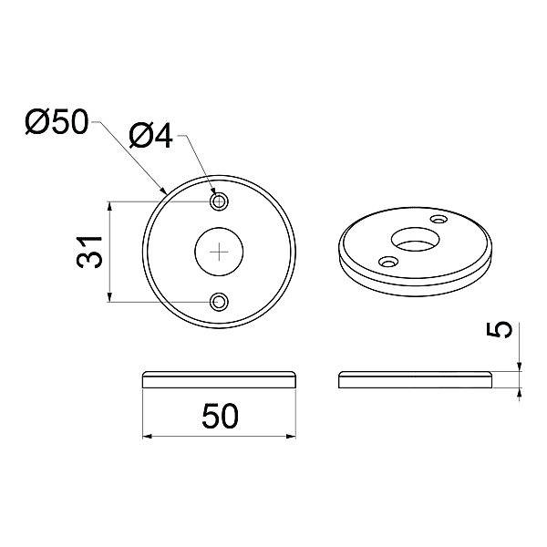 Rosace seule 000.40 photo du produit visuel_1 2XL