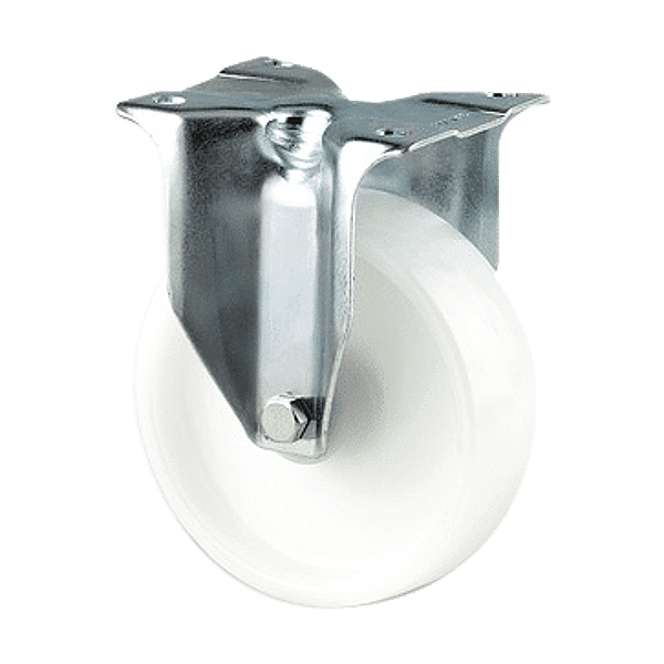 Roulette blanche 3470 à platine photo du produit visuel_1 2XL