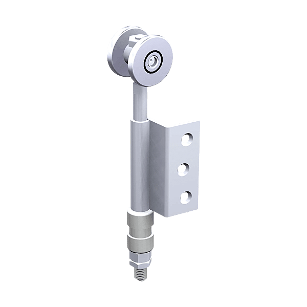 Roulette simple d'extrémité sur monture demi-charnière photo du produit visuel_1 2XL