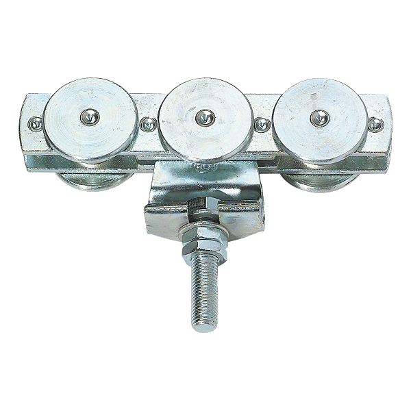 Roulette triple sur monture à bouton fixe photo du produit visuel_1 2XL