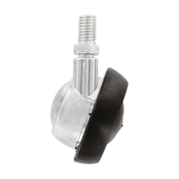 Roulette zamak Ø 50 chromée à tige m10x15 charge 35 kg à tige photo du produit visuel_1 2XL