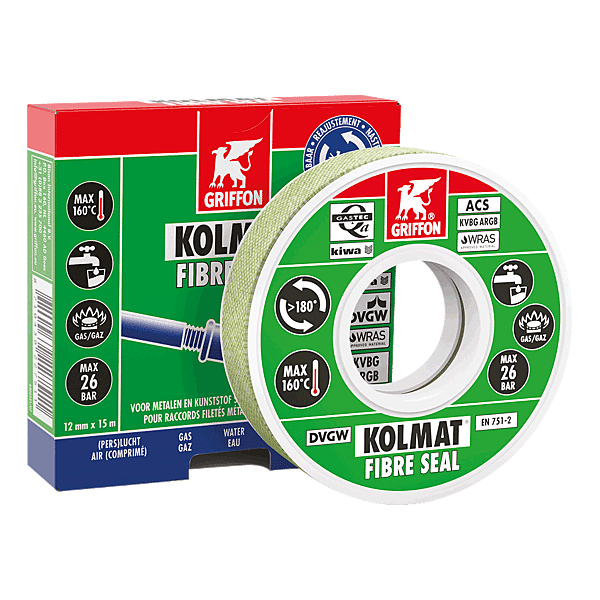 Ruban d'étanchéité pour plomberie Kolmat Fibre Seal photo du produit visuel_1 2XL