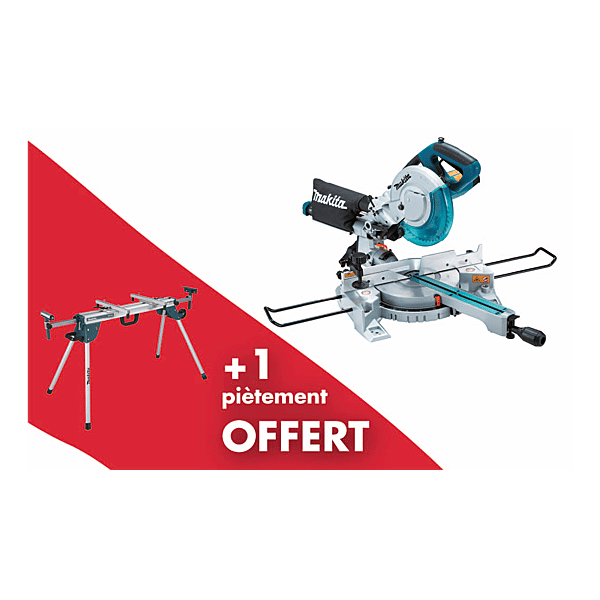 Scie à onglet radiale LS0815FL + piètement WST06 photo du produit visuel_1 2XL