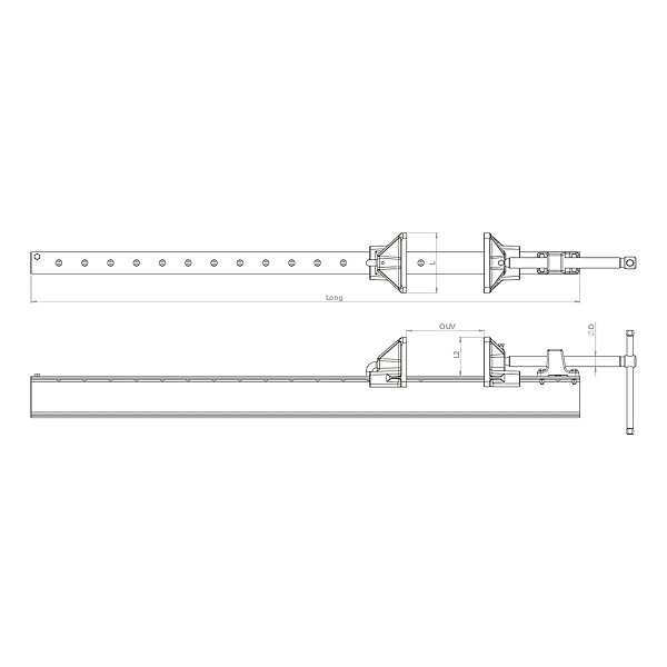 Serre-joint dormant DO/8 photo du produit visuel_1 2XL