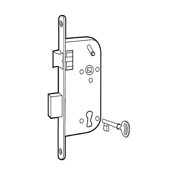 Serrure à encastrer monpoint pour collectif et individuel Pratic photo du produit visuel_1 2XL