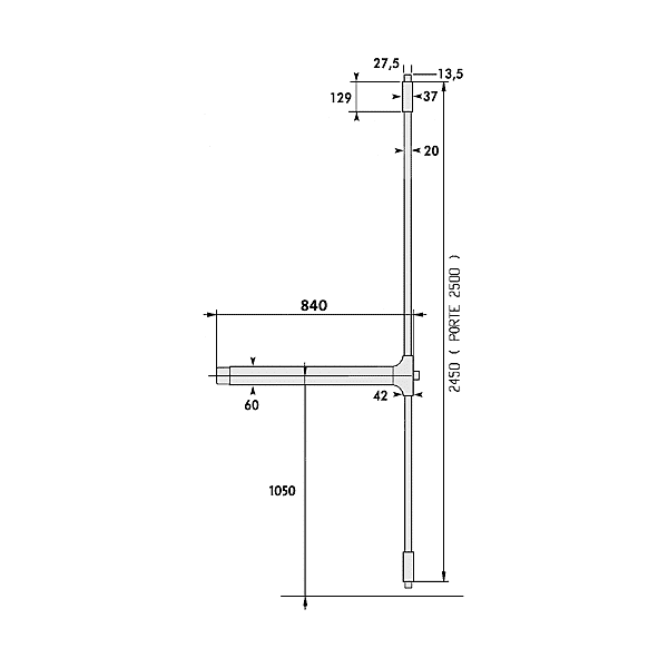 Serrure anti-panique 1800 Premium photo du produit visuel_1 2XL