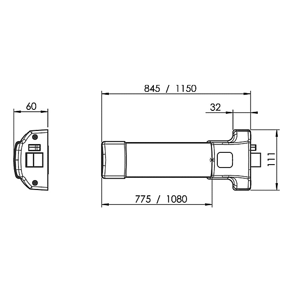 Serrure anti-panique Push Bar 90+ photo du produit visuel_1 2XL