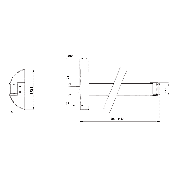 Serrure anti-panique Push One photo du produit visuel_1 2XL