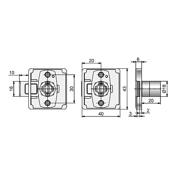 Serrure de meuble photo du produit visuel_1 2XL
