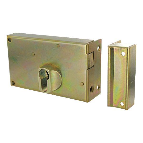 Serrure en applique monopoint à crochet pour portail photo du produit visuel_1 2XL