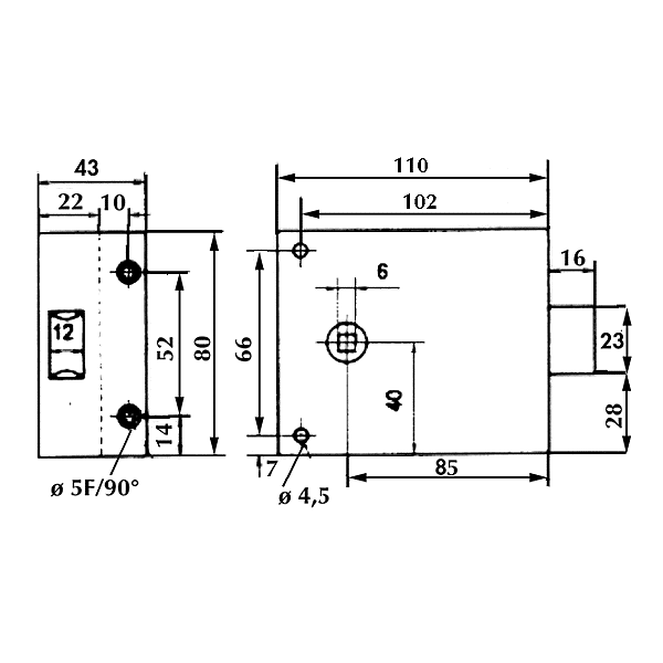 Serrure en applique monopoint FC05 photo du produit visuel_1 2XL