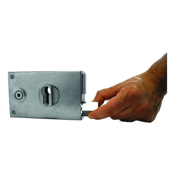 Serrure en applique monopoint pour grille/portail photo du produit visuel_1 2XL