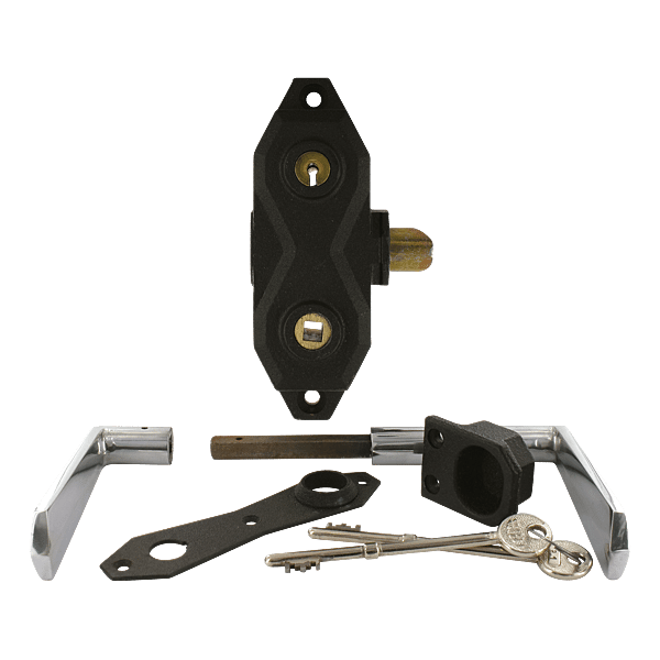 Serrure en applique monopoint pour devanture A215 photo du produit visuel_1 2XL